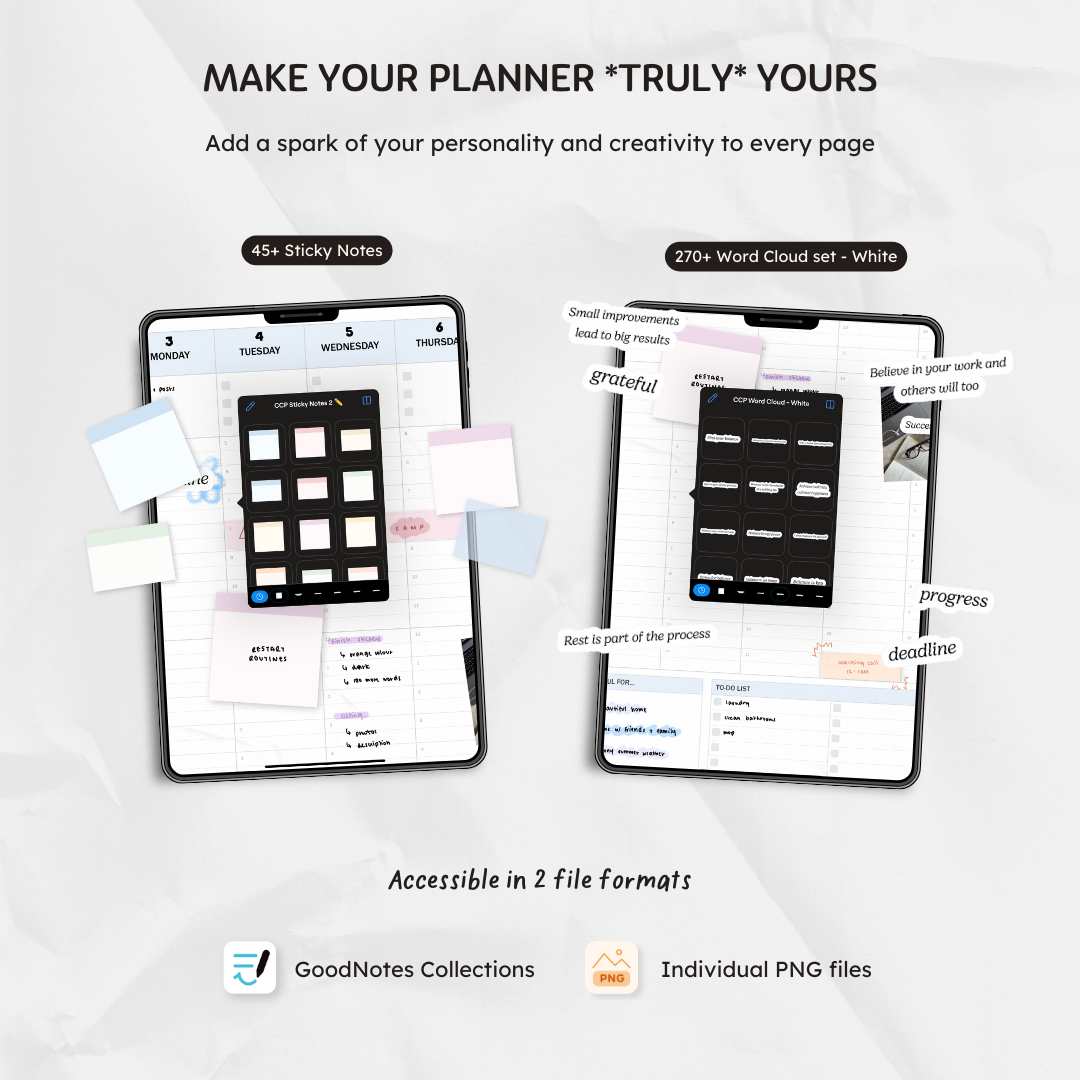 Q1 2025 Digital Planner - Dreamin In Stripes Edition