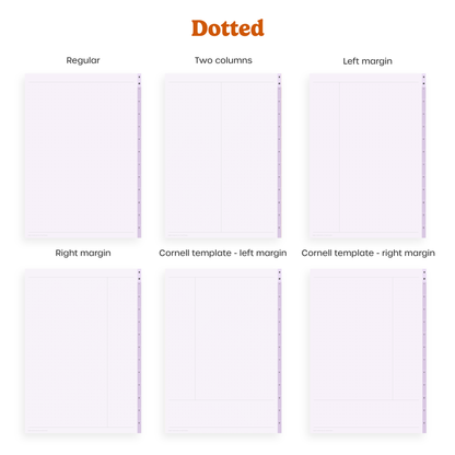Digital Notebook - Pastel Purple