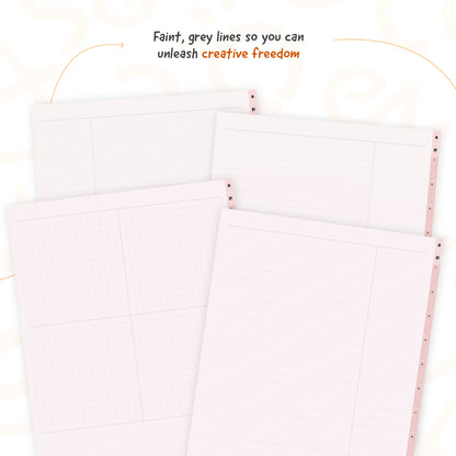 Digital Notebook - Pastel Pink