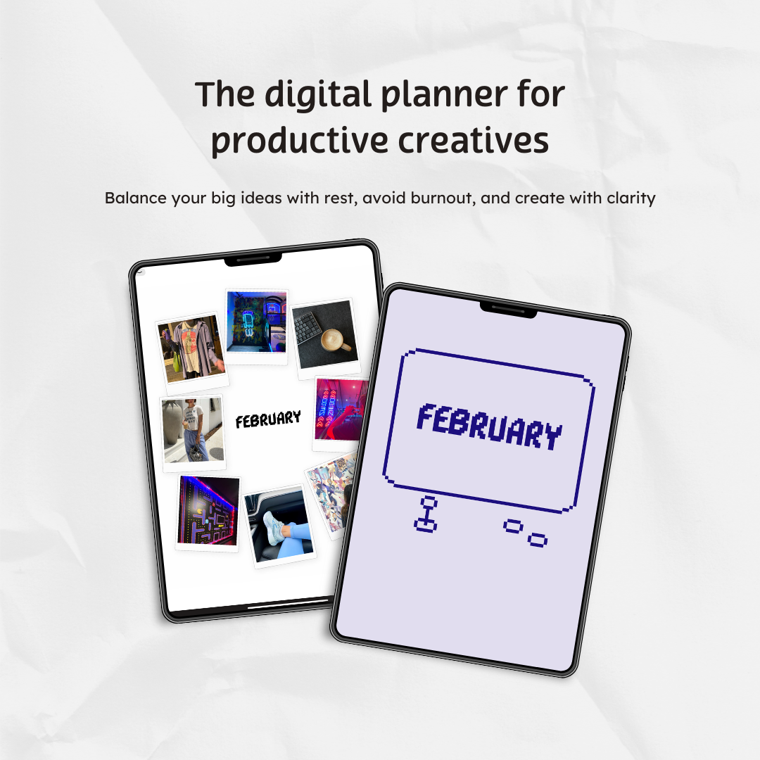 Q1 2025 Digital Planner - Pixel Perfect Plans Edition