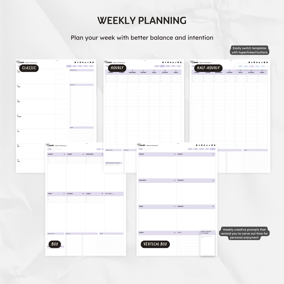 Q1 2025 Digital Planner - Pixel Perfect Plans Edition