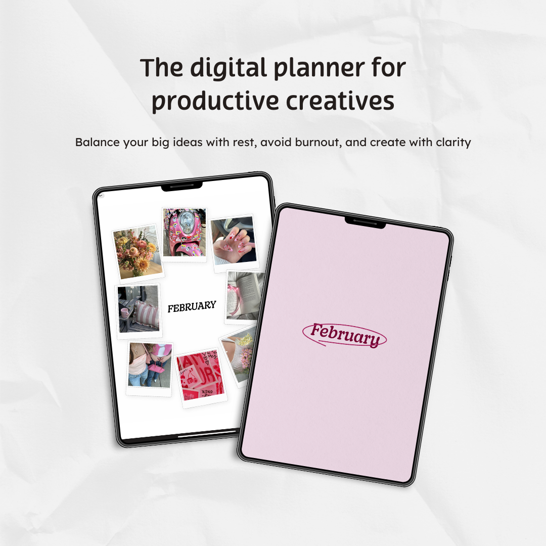 Q1 2025 Digital Planner - Present & Productive Edition