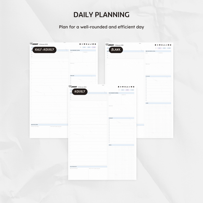 Q1 2025 Digital Planner - Dreamin In Stripes Edition