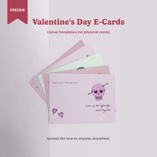 FREE Valentines Day E-cards (Canva Template)